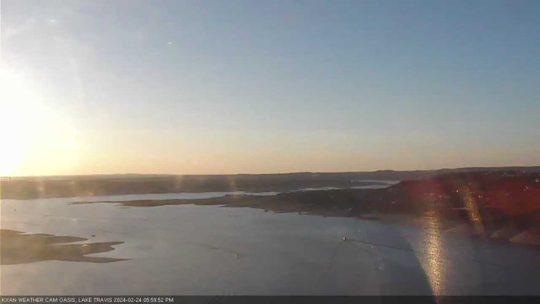 Lake Travis webcam, February 24, 2024 6:00 PM CT