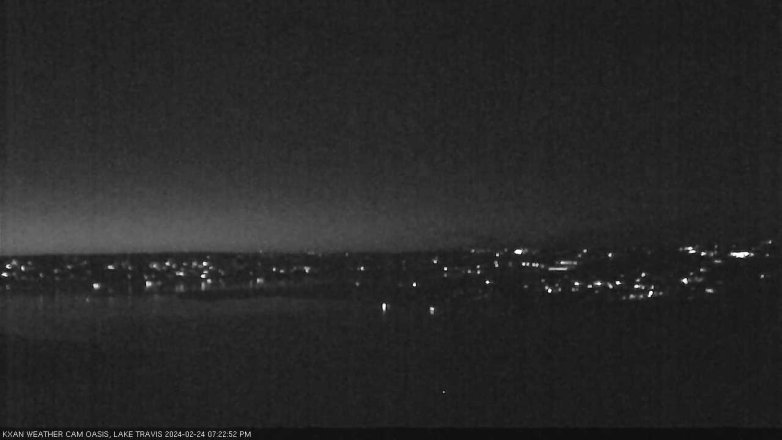Lake Travis webcam, February 24, 2024 7:25 PM CT