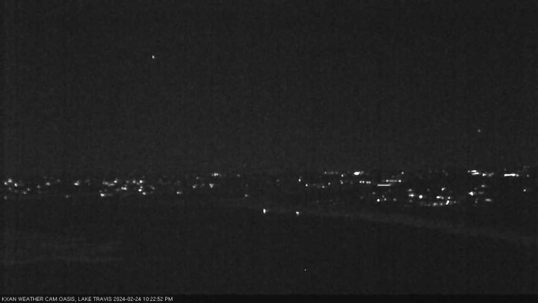 Lake Travis webcam, February 24, 2024 10:25 PM CT
