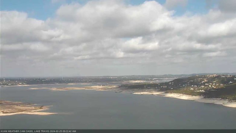 Lake Travis webcam, February 25, 2024 9:25 AM CT