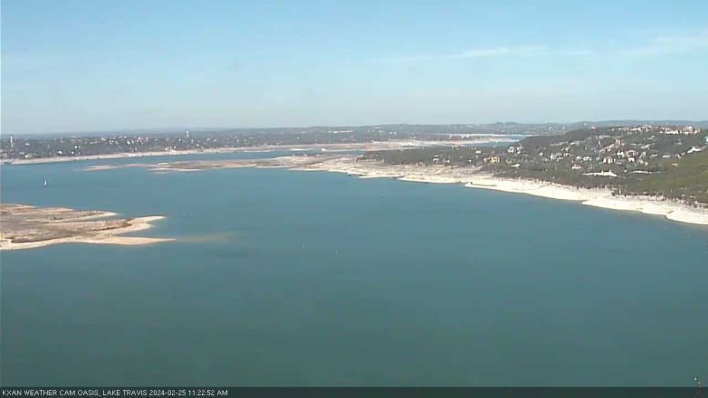 Lake Travis webcam, February 25, 2024 11:25 AM CT