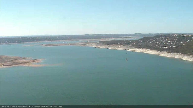 Lake Travis webcam, February 25, 2024 2:25 PM CT