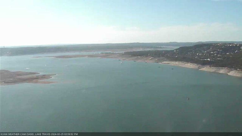 Lake Travis webcam, February 25, 2024 4:00 PM CT