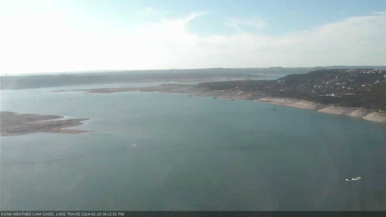 Lake Travis webcam, February 25, 2024 4:25 PM CT