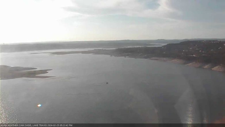 Lake Travis webcam, February 25, 2024 5:25 PM CT