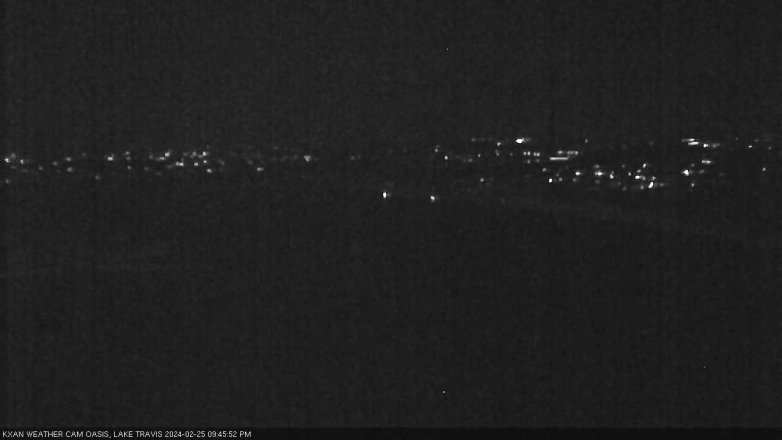 Lake Travis webcam, February 25, 2024 9:45 PM CT