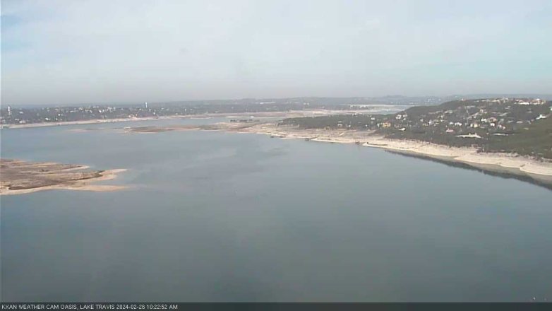 Lake Travis webcam, February 26, 2024 10:25 AM CT