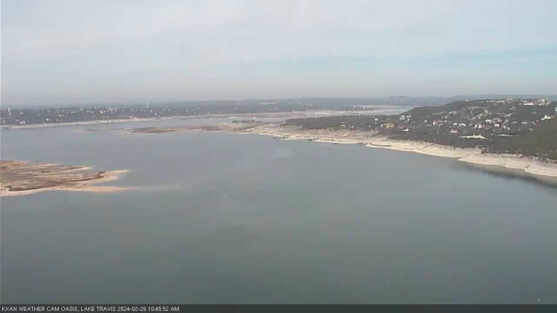 Lake Travis webcam, February 26, 2024 10:45 AM CT