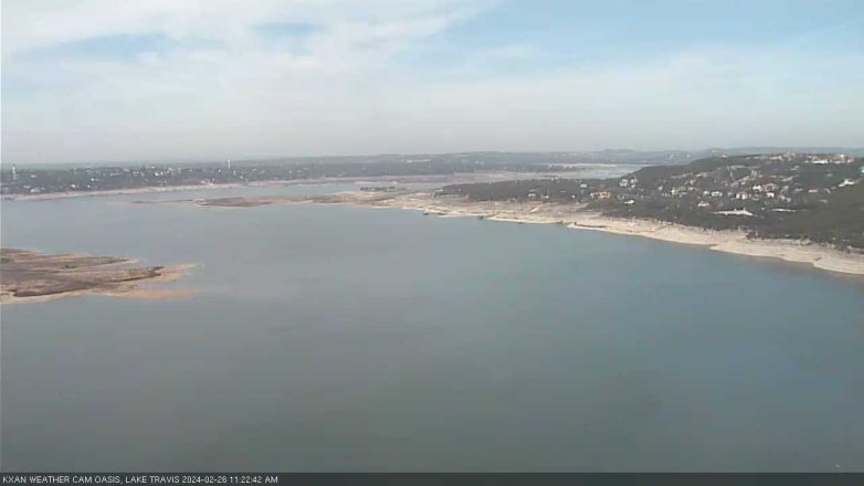 Lake Travis webcam, February 26, 2024 11:25 AM CT