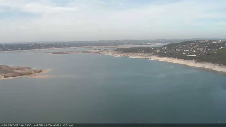 Lake Travis webcam, February 26, 2024 11:45 AM CT
