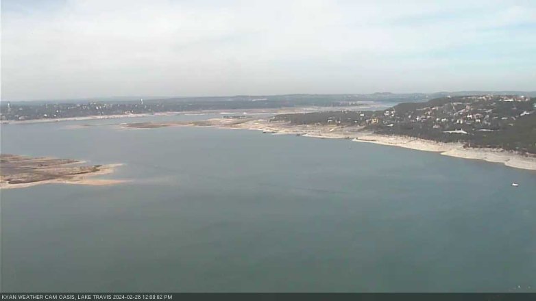 Lake Travis webcam, February 26, 2024 12:00 PM CT