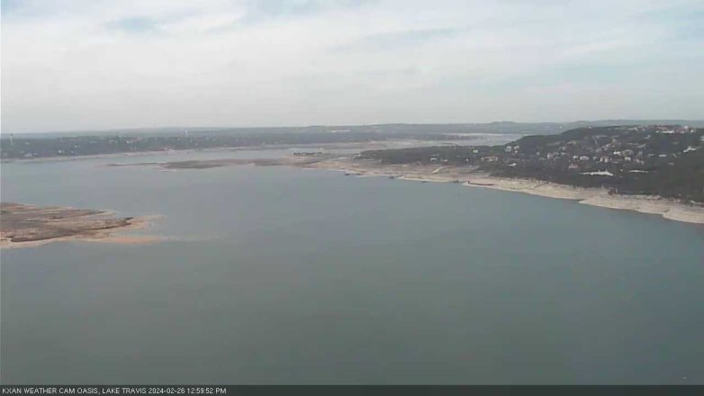 Lake Travis webcam, February 26, 2024 1:00 PM CT