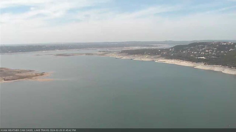 Lake Travis webcam, February 26, 2024 1:45 PM CT