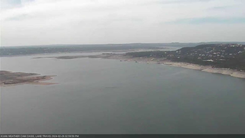 Lake Travis webcam, February 26, 2024 3:00 PM CT