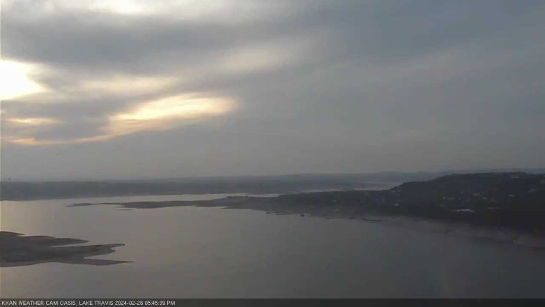 Lake Travis webcam, February 26, 2024 5:45 PM CT