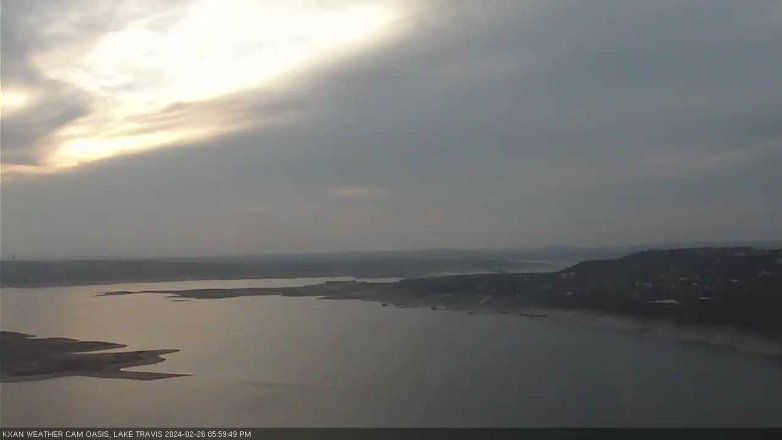 Lake Travis webcam, February 26, 2024 6:00 PM CT