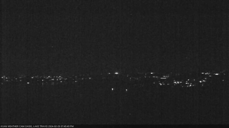 Lake Travis webcam, February 26, 2024 7:45 PM CT