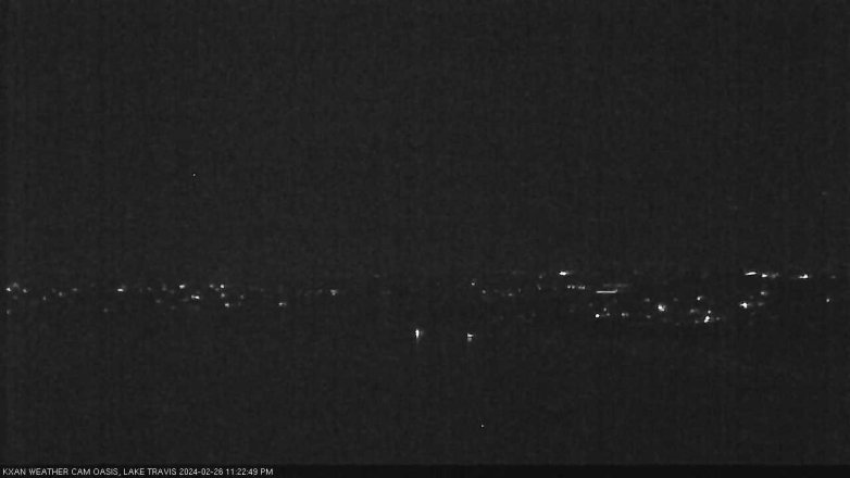 Lake Travis webcam, February 26, 2024 11:25 PM CT