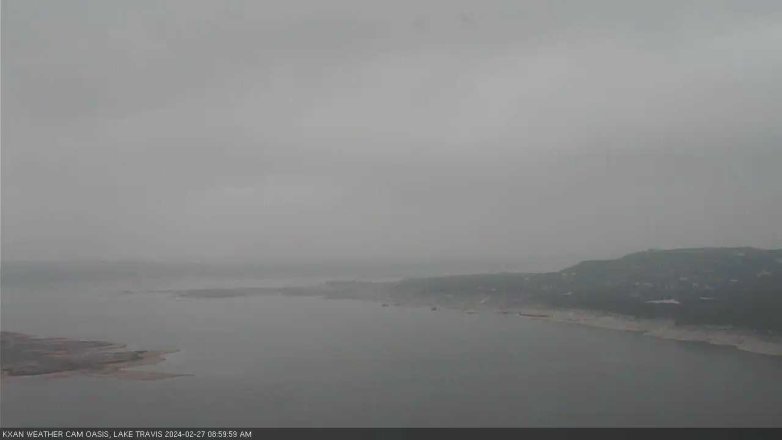 Lake Travis webcam, February 27, 2024 9:00 AM CT