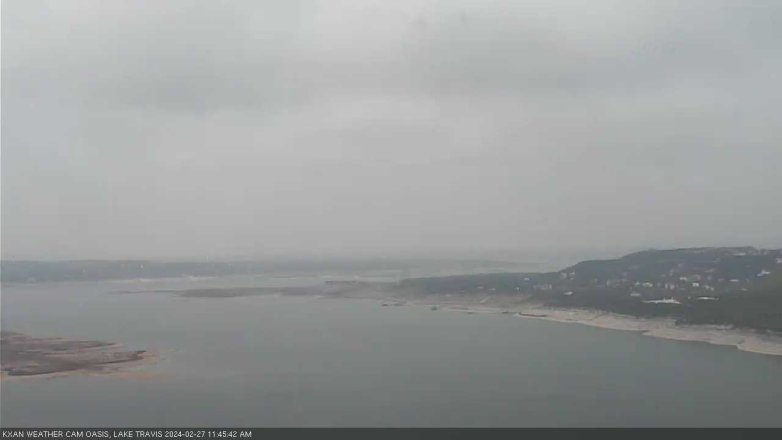Lake Travis webcam, February 27, 2024 11:45 AM CT