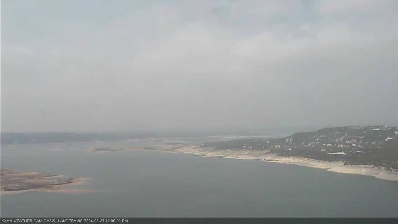 Lake Travis webcam, February 27, 2024 12:00 PM CT