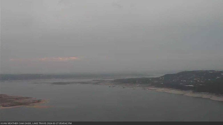 Lake Travis webcam, February 27, 2024 5:45 PM CT