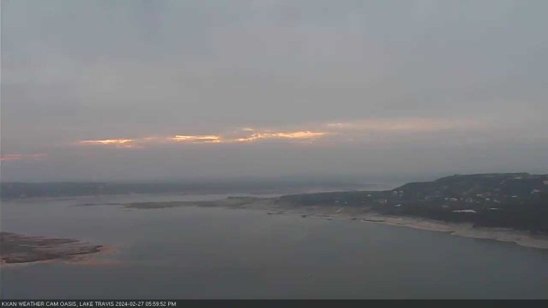Lake Travis webcam, February 27, 2024 6:00 PM CT