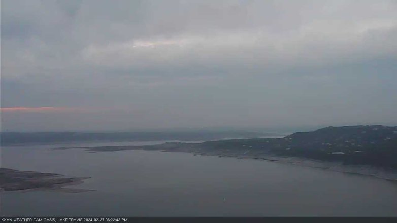 Lake Travis webcam, February 27, 2024 6:25 PM CT