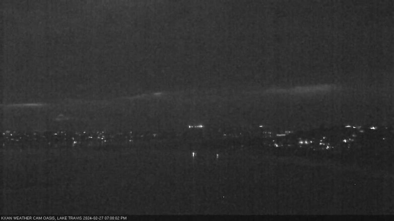 Lake Travis webcam, February 27, 2024 7:00 PM CT