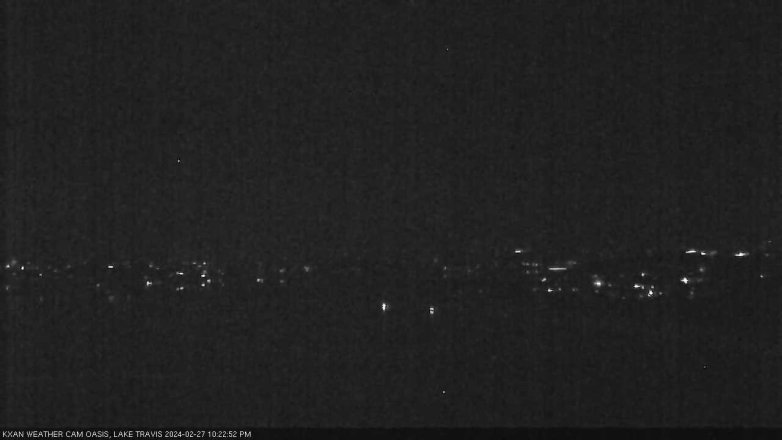 Lake Travis webcam, February 27, 2024 10:25 PM CT