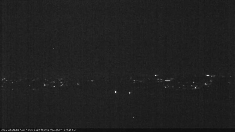 Lake Travis webcam, February 27, 2024 11:25 PM CT
