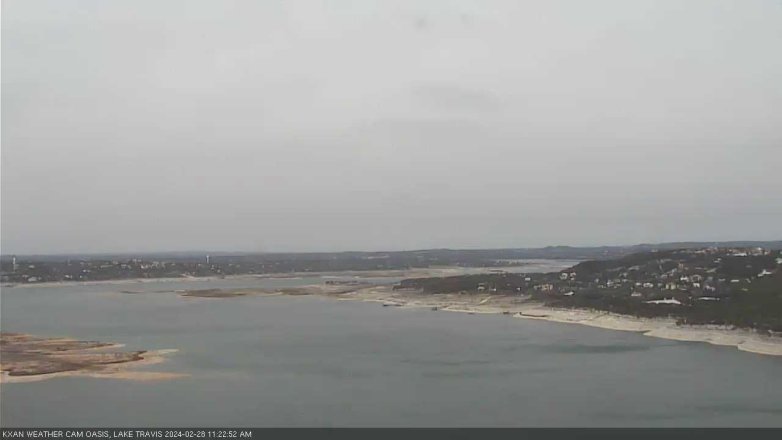 Lake Travis webcam, February 28, 2024 11:25 AM CT