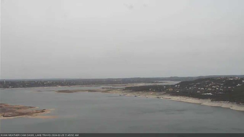 Lake Travis webcam, February 28, 2024 11:45 AM CT