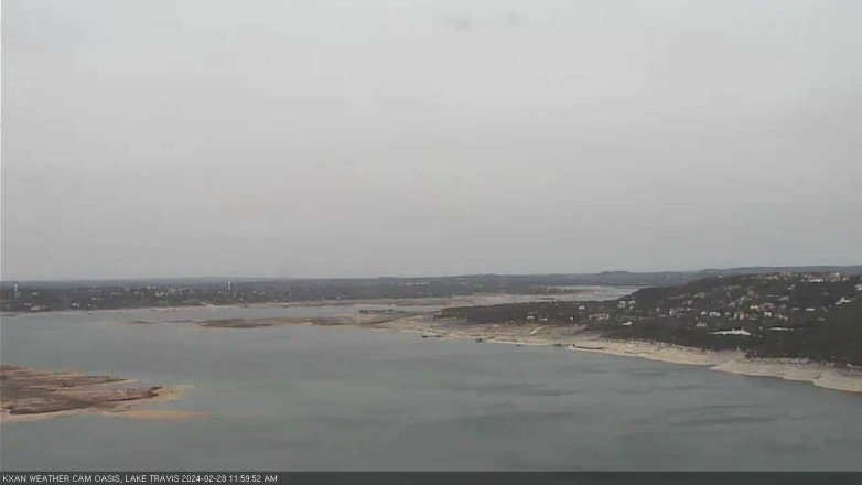 Lake Travis webcam, February 28, 2024 12:00 PM CT