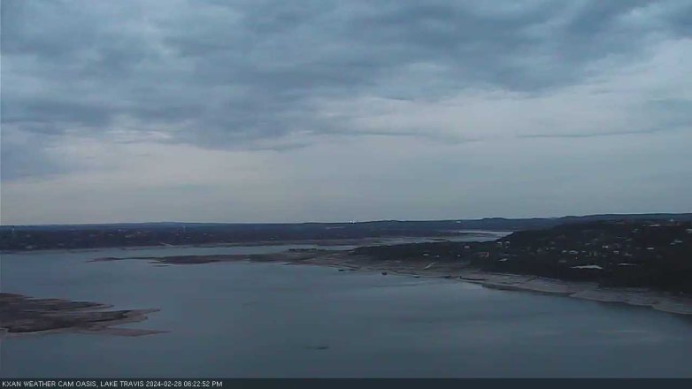 Lake Travis webcam, February 28, 2024 6:25 PM CT