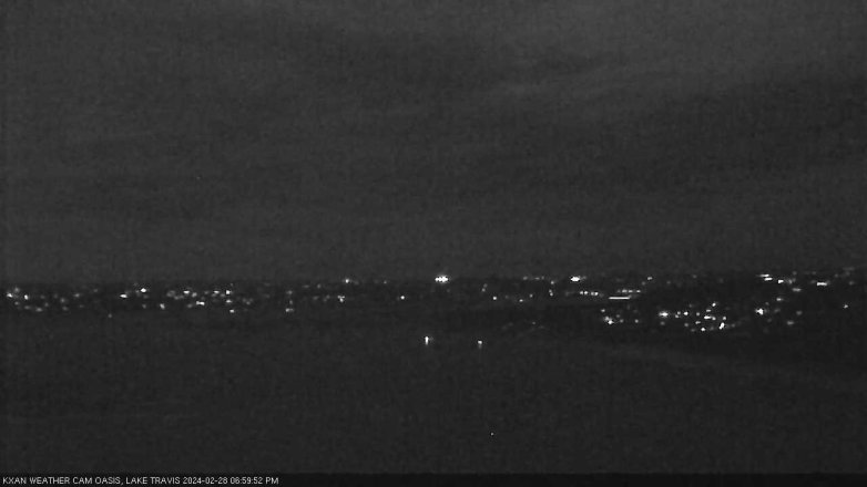Lake Travis webcam, February 28, 2024 7:00 PM CT