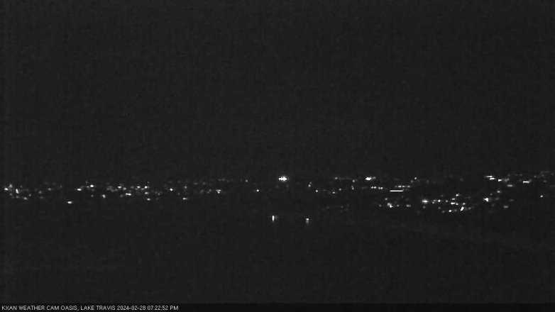 Lake Travis webcam, February 28, 2024 7:25 PM CT