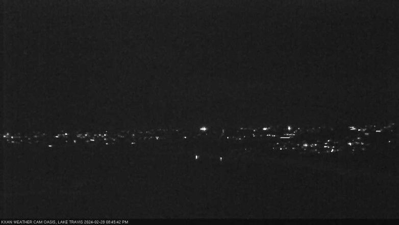 Lake Travis webcam, February 28, 2024 8:45 PM CT