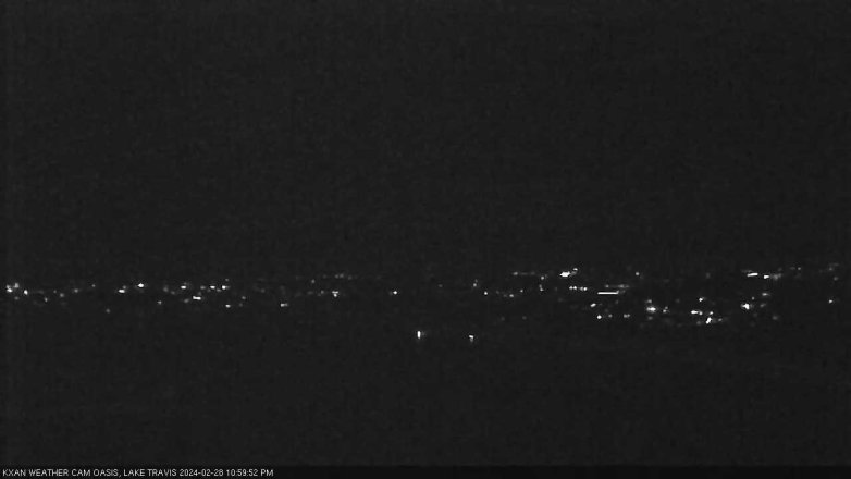 Lake Travis webcam, February 28, 2024 11:00 PM CT