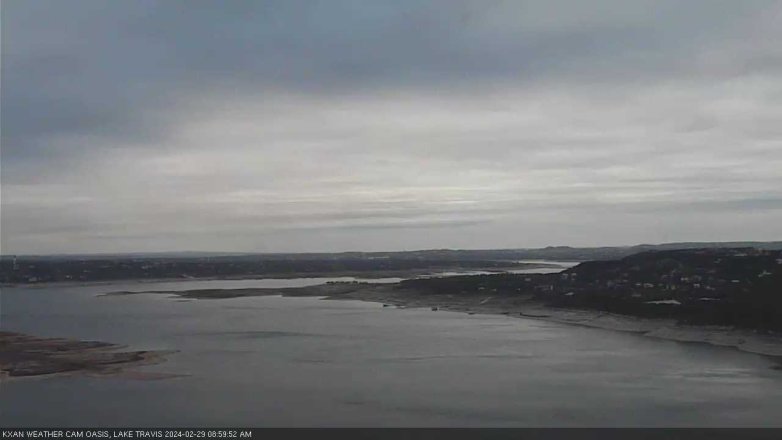 Lake Travis webcam, February 29, 2024 9:00 AM CT