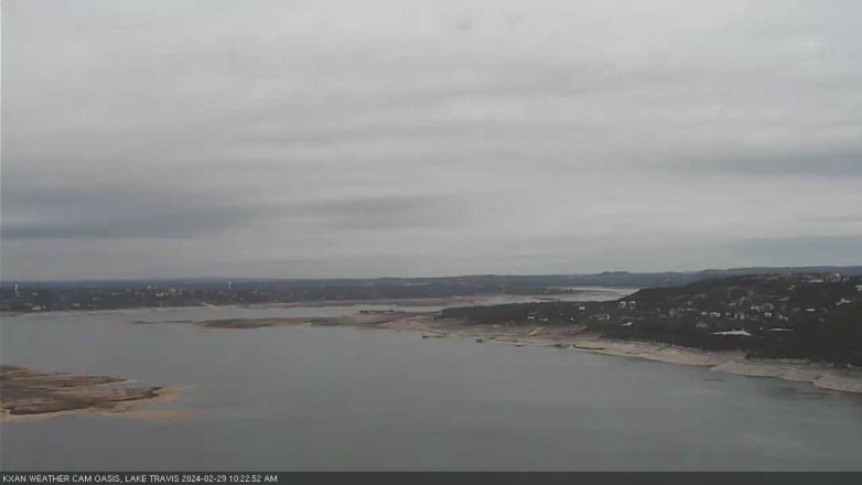 Lake Travis webcam, February 29, 2024 10:25 AM CT