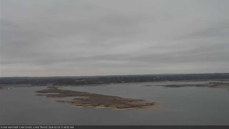 Lake Travis webcam, February 29, 2024 11:45 AM CT