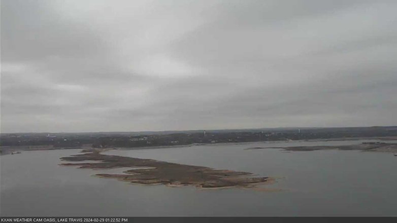 Lake Travis webcam, February 29, 2024 1:25 PM CT
