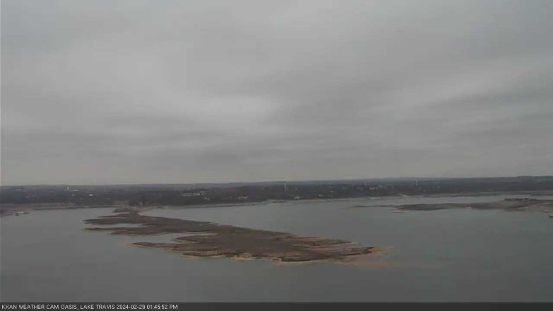 Lake Travis webcam, February 29, 2024 1:45 PM CT