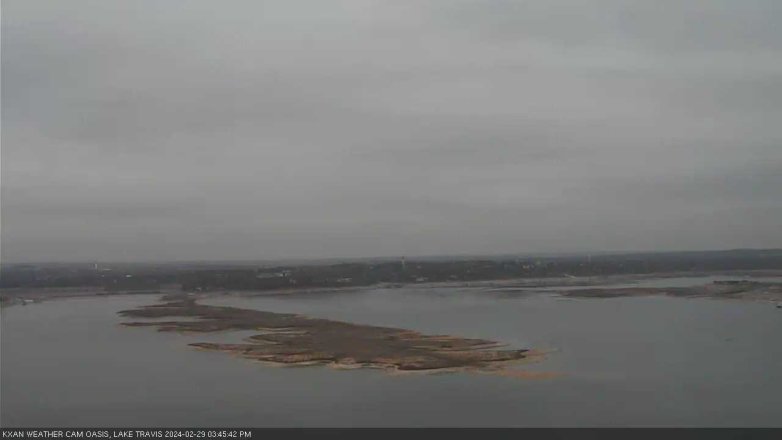 Lake Travis webcam, February 29, 2024 3:45 PM CT