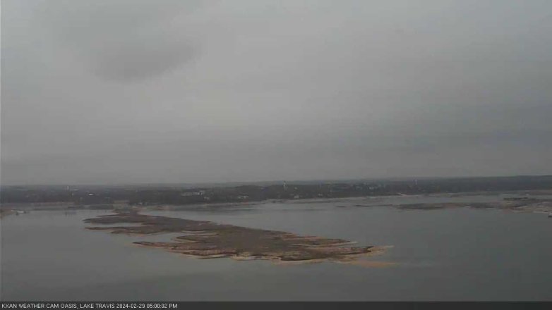 Lake Travis webcam, February 29, 2024 5:00 PM CT