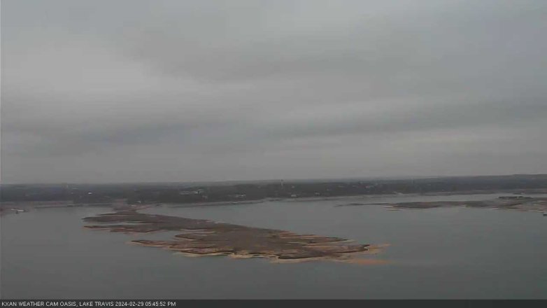 Lake Travis webcam, February 29, 2024 5:45 PM CT