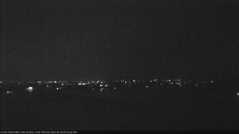 Lake Travis webcam, February 29, 2024 7:25 PM CT