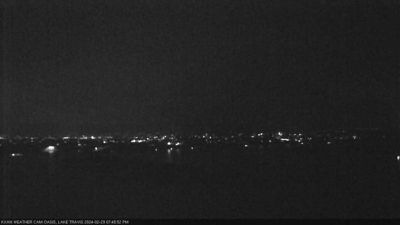 Lake Travis webcam, February 29, 2024 7:45 PM CT