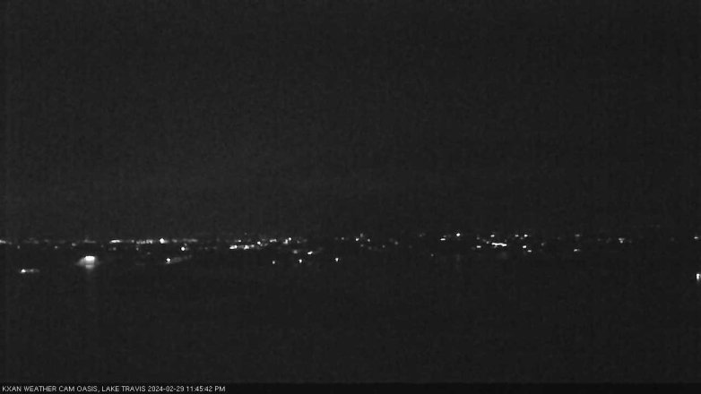 Lake Travis webcam, February 29, 2024 11:45 PM CT